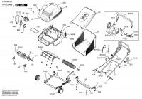 Bosch 0 600 889 042 ASM 32 Lawnmower 230 V / GB Spare Parts ASM32